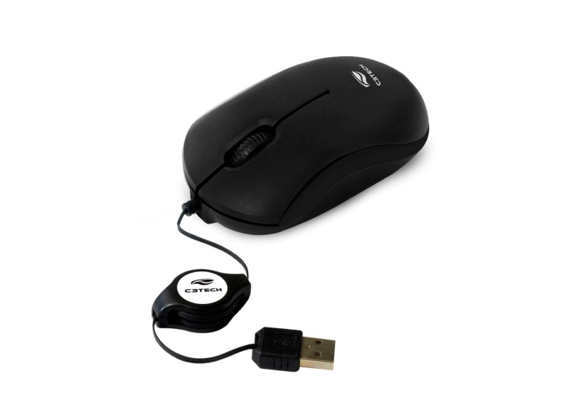 Mouse Óptico Notebook USB MS-15 - C3 Tech