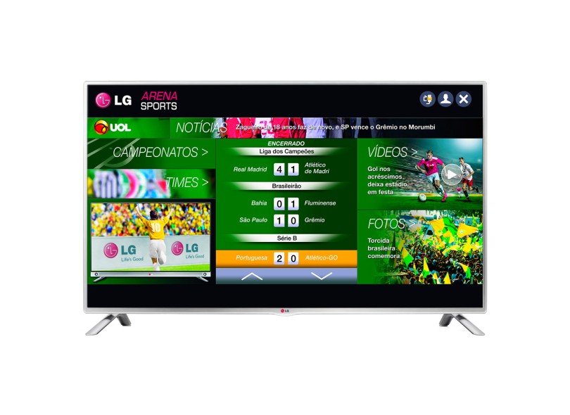 TV LED 39" Smart TV LG Full HD 3 HDMI 39LB5800