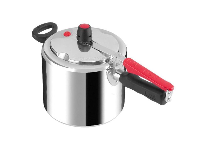 Panela de Pressão Clock 7,0L Polida com Fechamento Interno