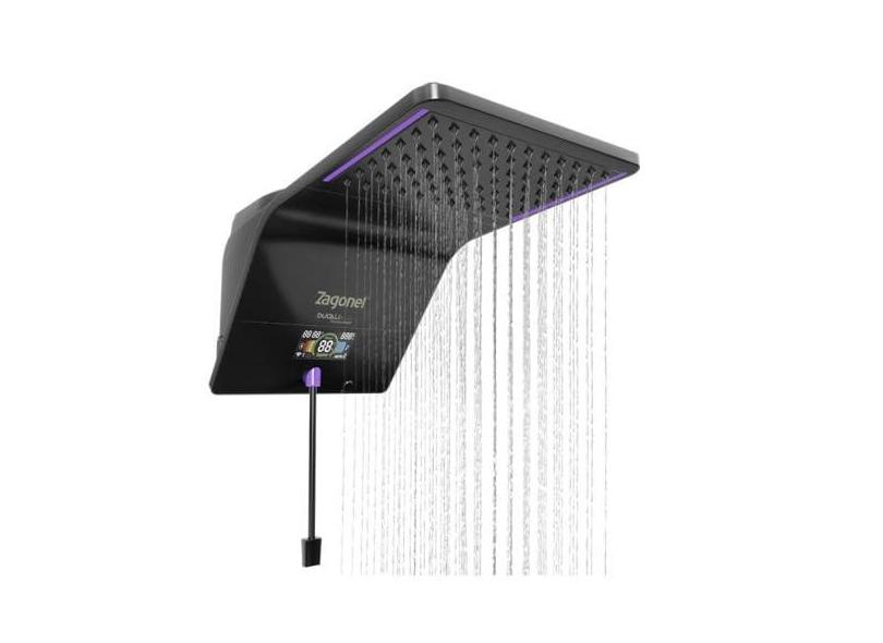 Ducha Chuveiro Eletrônico Zagonel Ducali Premium Digital Preto - 220v
