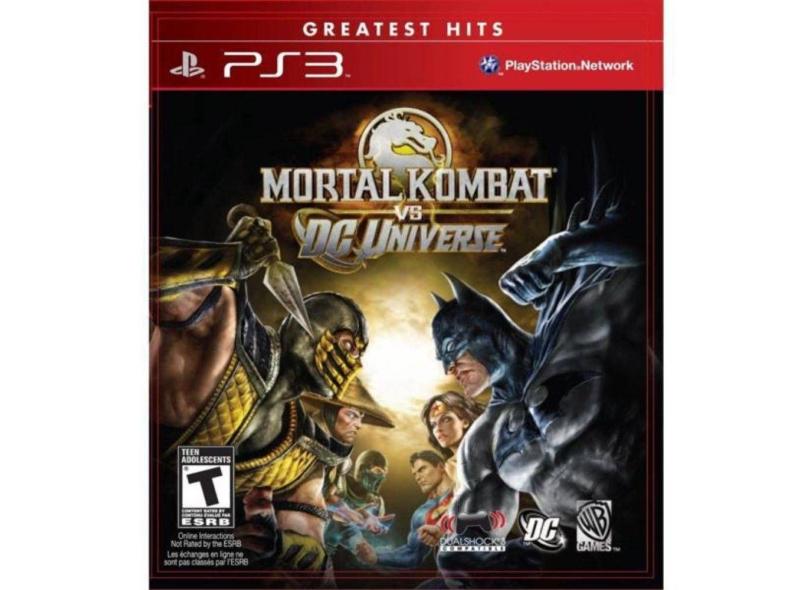 Jogo Mortal Kombat Vs. DC Universe PlayStation 3 Midway com o Melhor Preço  é no Zoom