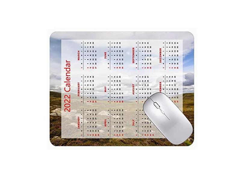 Mouse pad para jogos com design especial de 2022, mouse pad para jogos, estepe grama, pedras, nuvens, mouse pad para jogos