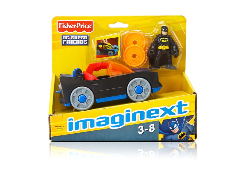 Boneco Imaginext Batman e Batmóvel II - Mattel