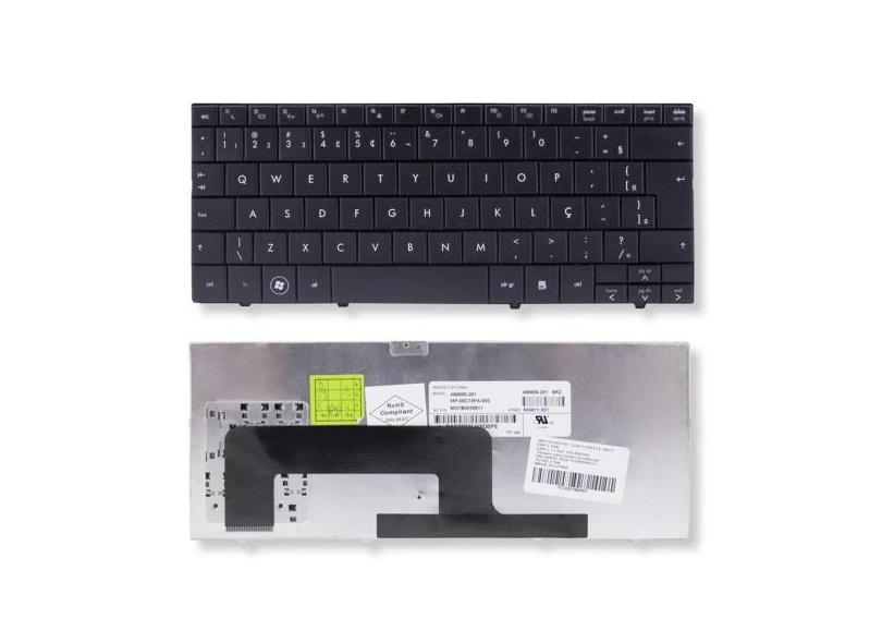 Teclado para Notebook bringIT compatível com HP Mini 1120BR ABNT2, Pre