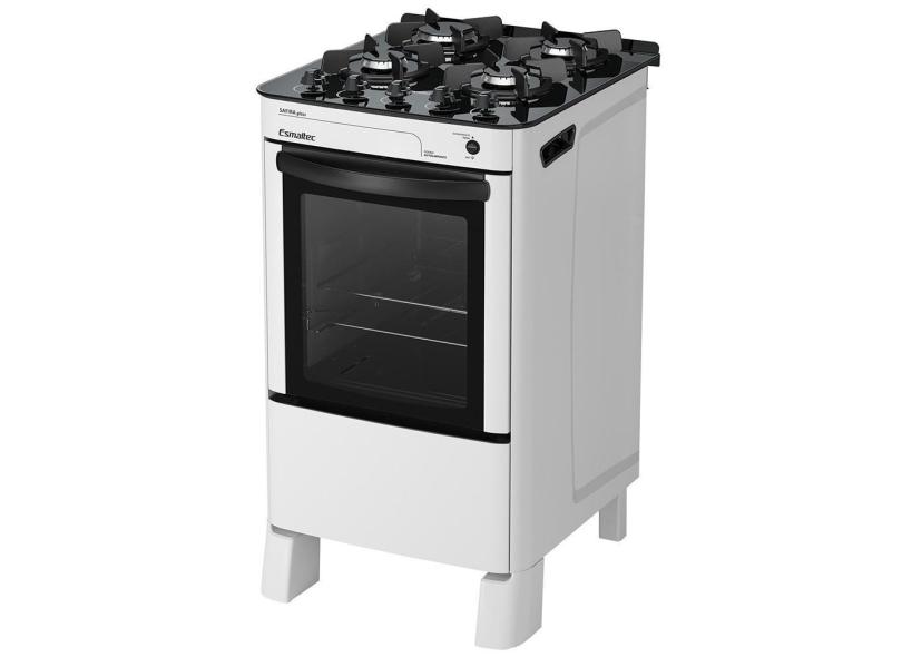Fogão Safira Glass 4 Bocas com Mesa de Vidro 4092 Esmaltec