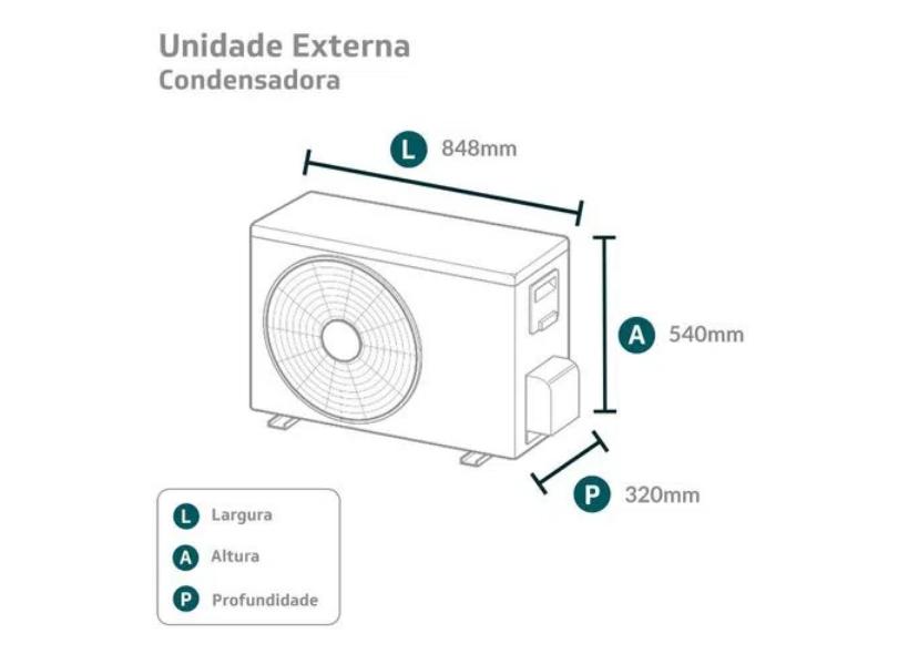 Ar Condicionado Split Hw On/off Eco Garden Gree 12000 Btus Quente/frio 220V  Monofasico GWH12QC-D3NNB4A – LOJAS LONDRINA