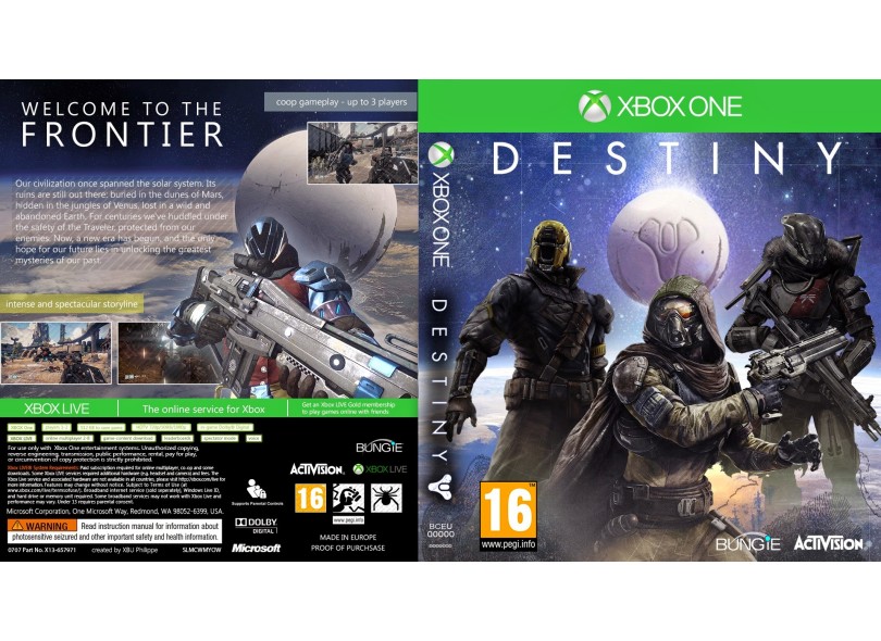 Jogo Destiny Xbox One Activision