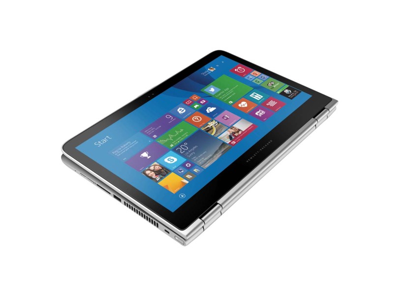 Notebook Conversível HP Pavilion x360 Intel Core i3 6100U 4 GB de RAM HD 500 GB LED 13.3 " Touchscreen Windows 10 Home 13-S101BR
