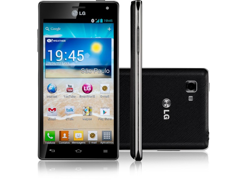 Smartphone LG Optimus P880 Câmera 8,0 Megapixels Desbloqueado 16 GB Android 4.0 3G Wi-Fi