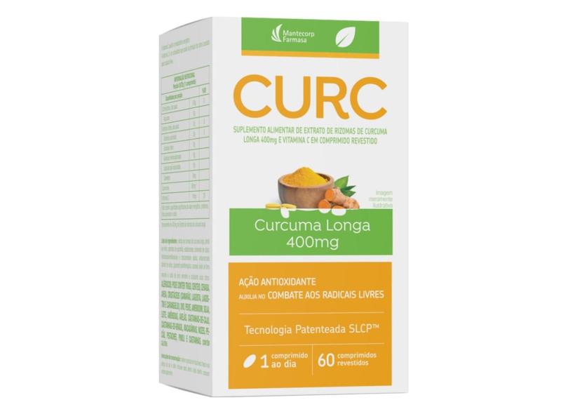 CURC 400MG 60 CáPS CúRCUMA - MANTECORP 