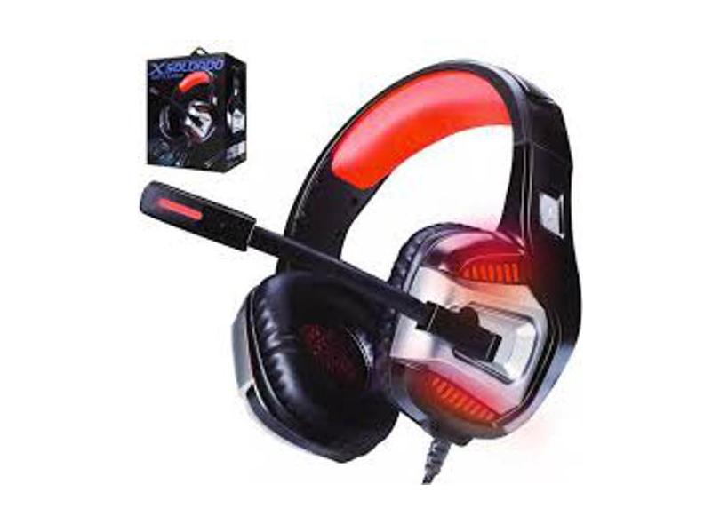 Headfone Gamer Com Microfone Pc Ps Celular Stereo Gh-X1800