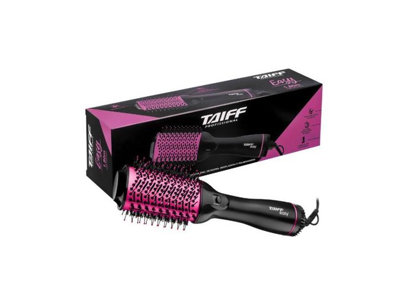 Escova Secadora Modeladora Volumizadora Taiff Easy Rosa 220V Elétrica