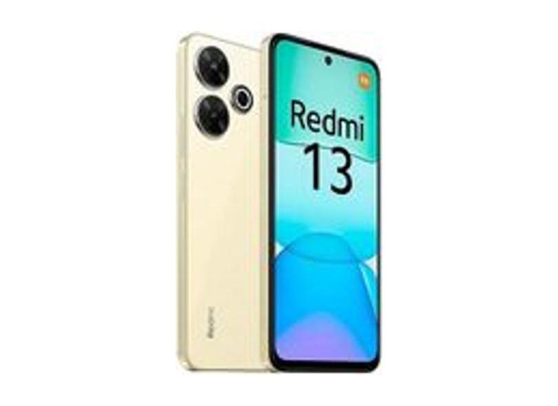 Smartphone 13 256GB 8GB RAM Dual SIM Tela 6.79" (Sandy Gold) Dourado