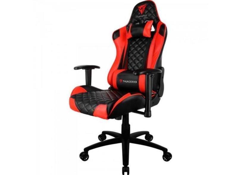 Cadeira Gamer Thunderx3 TGC12 - Vermelha, Reclinável 180º
