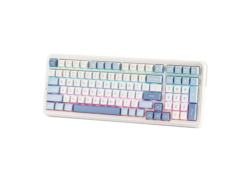 Teclado sem fio para jogos MechLands mchose K99 96% de layout