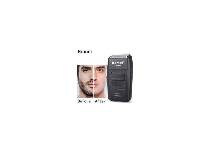 Barbeador Kemei Km-1102 Shaver Sem Fio Preto 110V/240V