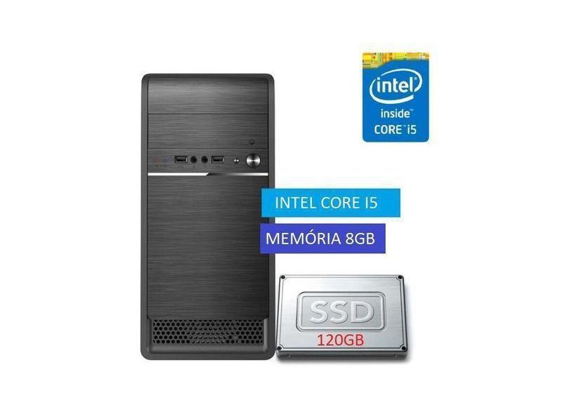 Pc Computador Cpu Intel Core I5 ssd 120gb, 8gb Memoria - marketpc
