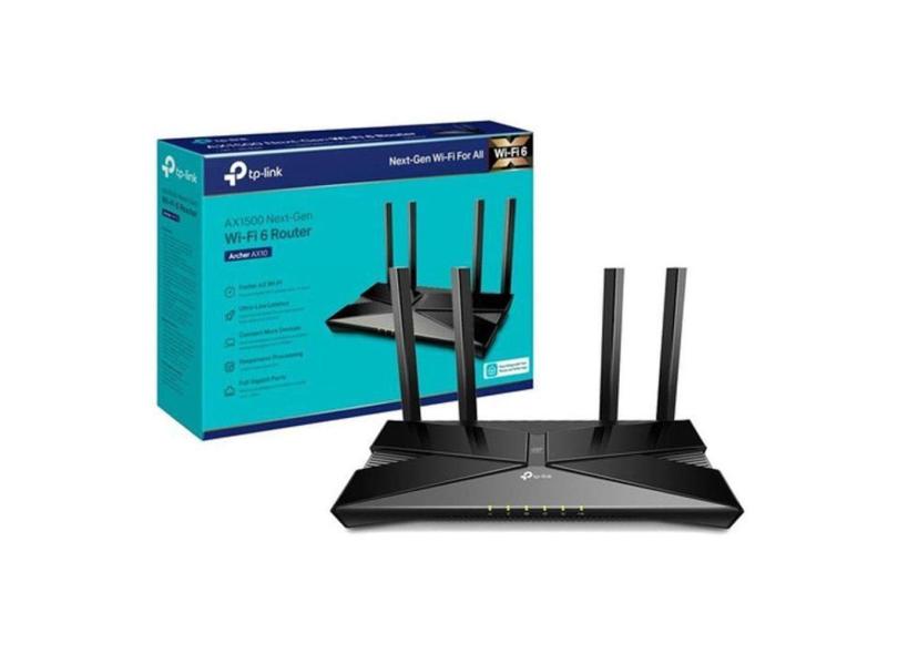 Roteador TP-Link Archer AX10 Wi-Fi 6 Gigabit AX1500