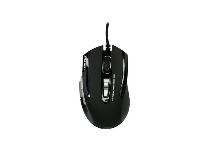 Mouse Gamer Satellite A-GM02 - com Fio - 7200DPI - 9 Botoes - Preto