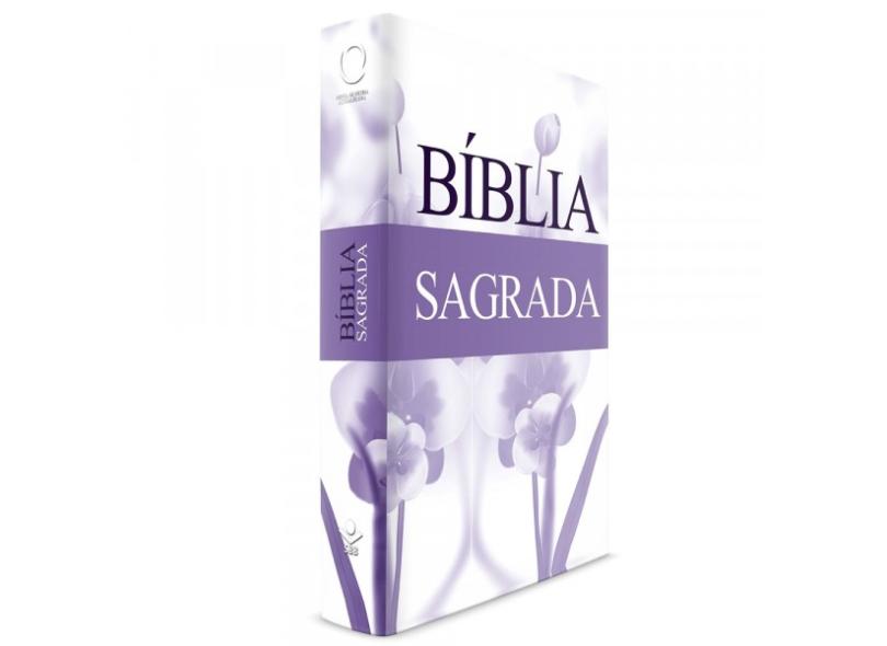 Bíblia da Mulher Florida Lilás - Capa Dura - Nova Almeida Atualizada - 606529916305