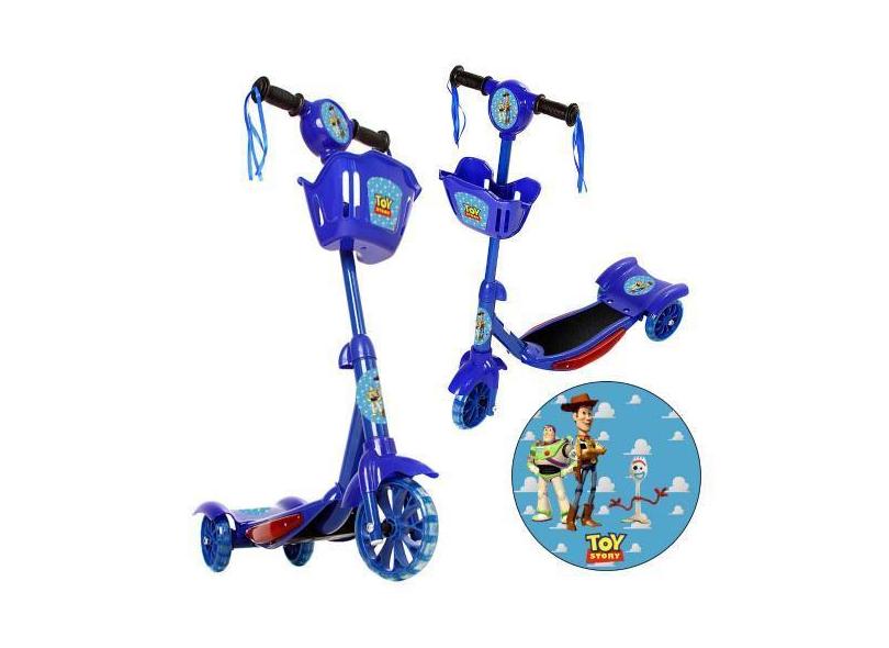 Patinete Toy Story Para Crianças Scooter 3 Rodas Brinquedo - Zein