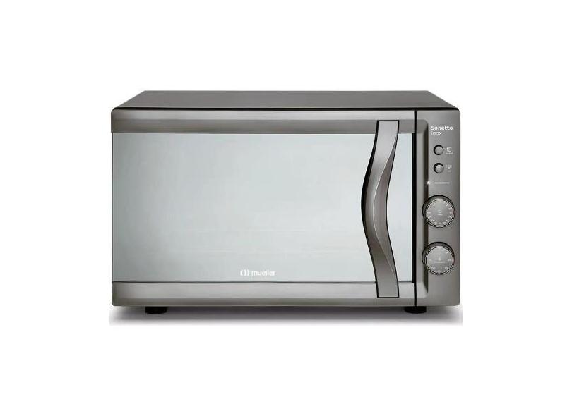 Forno Elétrico Mueller De Bancada 44 Litros Sonetto Cinza 127V/220V