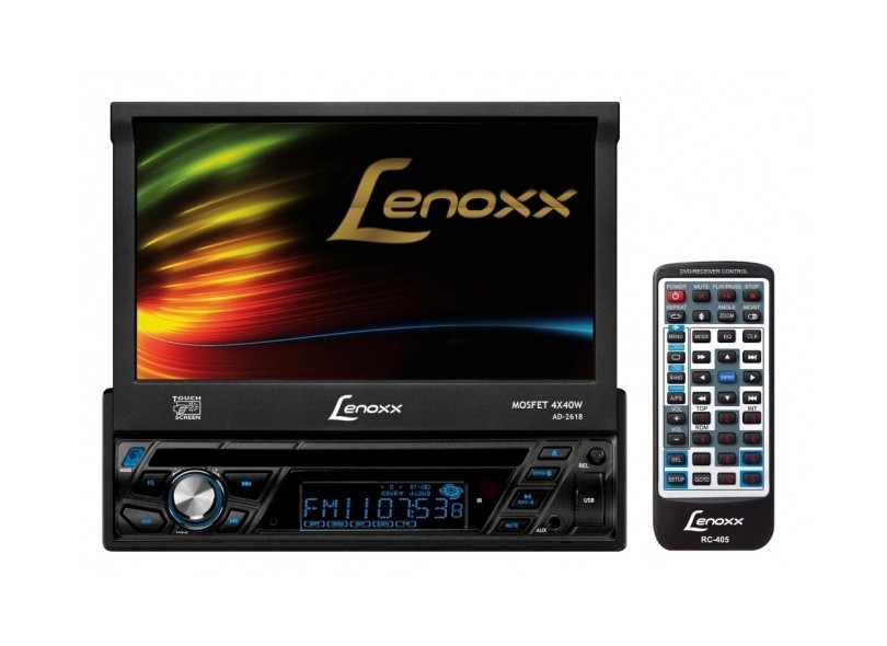 DVD Player Automotivo Lenoxx Sound Tela TouchScreen 7 " USB AD-2618