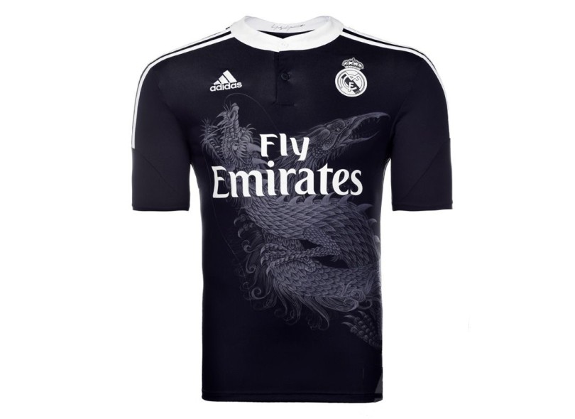 Camisa Jogo Real Madrid III 2014/15 sem Número Adidas