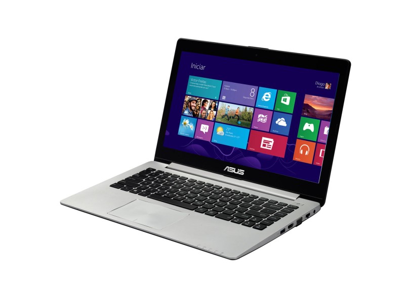 Ultrabook Asus VivoBook Intel Core i5 3317U 3ª Geração 4 GB de RAM HD 500 GB SSD 24 GB LED 14" Touchscreen Windows 8 S400CA-CA179H