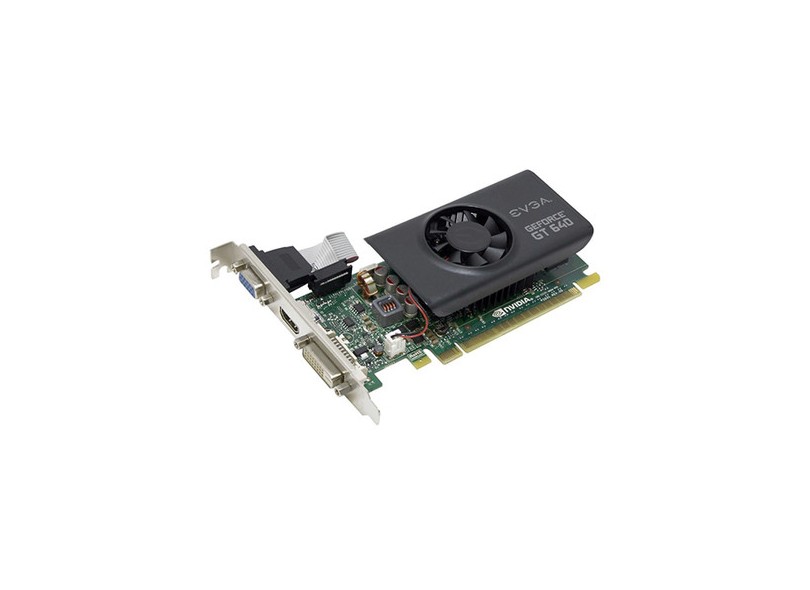 Placa de Video NVIDIA GeForce GT 640 1 GB DDR5 64 Bits EVGA 01G-P3-2642-KR
