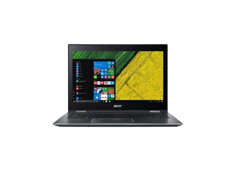 Notebook Conversível Acer Spin 5 Intel Core i7 8550U 8ª Geração 8 GB de RAM 256.0 GB 13.3 " Touchscreen Windows 10 SP513-52N-8905
