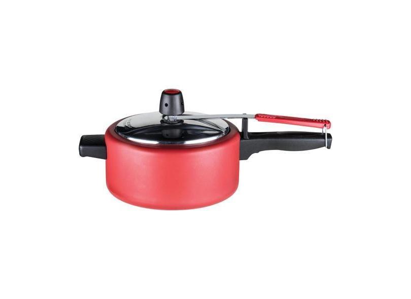 Panela De Pressão Alegrete Teflon Vermelha 3 L