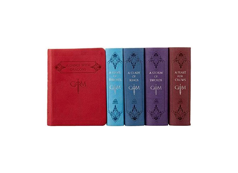 George R. R. Martin's a Game of Thrones Leather-Cloth Boxed Set (Song of Ice and Fire Series): A Game of Thrones, a Clash of Kings, a Storm of Swords, - George R. R. Martin - 9781101965481