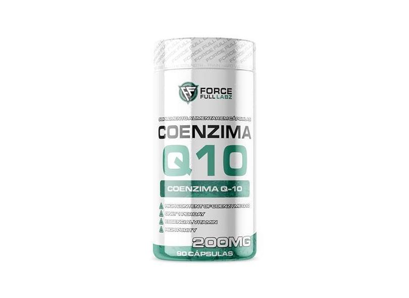 Coenzima Coq Q10 100% Pura Ultra Concentrada 200mg por porção, Force Full Labz