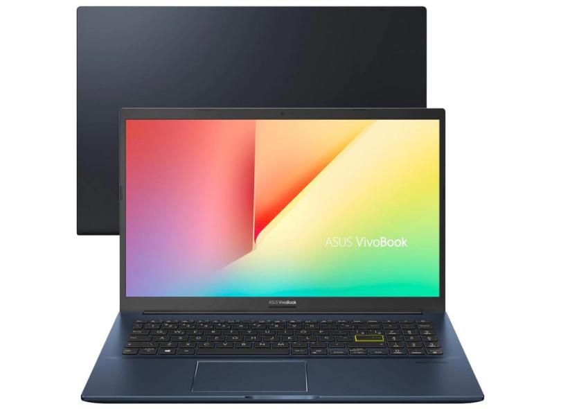 Notebook Asus VivoBook Intel Core i7 1165G7 11ª Geração 8GB de RAM SSD 256 GB 15,6" Full HD GeForce MX330 Windows 10 X513EP-EJ232T