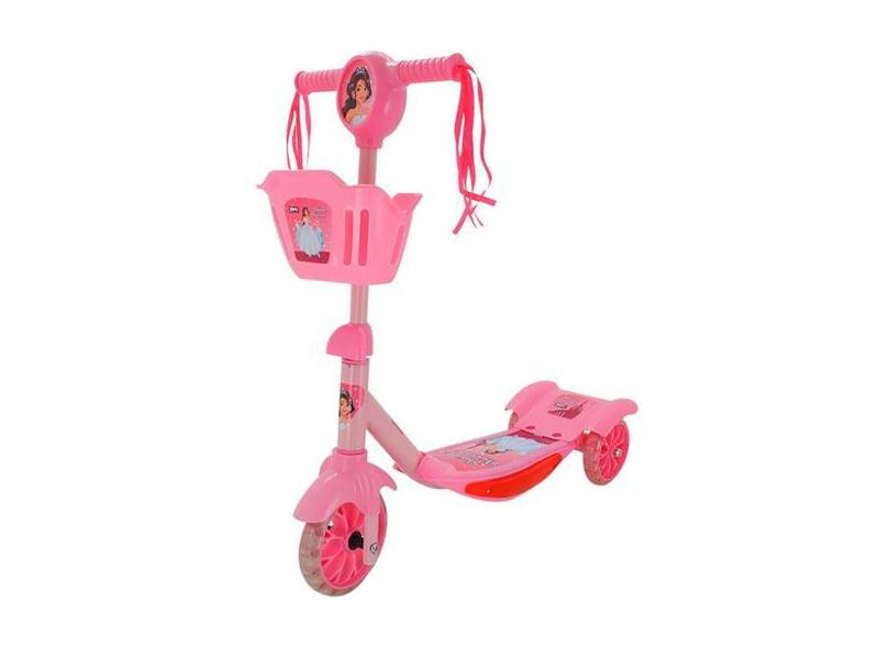 Patinete Infantil Com Luzes E Sons 3 Rodas Menina Menino - Zippy Toys