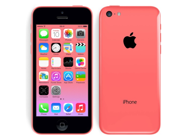 Smartphone Apple iPhone 5C 16GB Câmera 8,0 MP Desbloqueado Wi-Fi 3G 4G