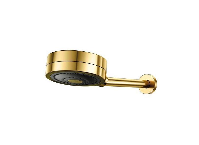 Chuveiro Redondo Dourado Docol Novo Technoshower Ouro Polido