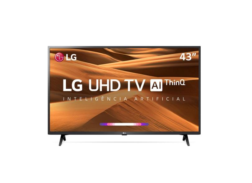 Smart TV TV LED 43 " LG ThinQ AI 4K Netflix 43UM7300PSA 3 HDMI
