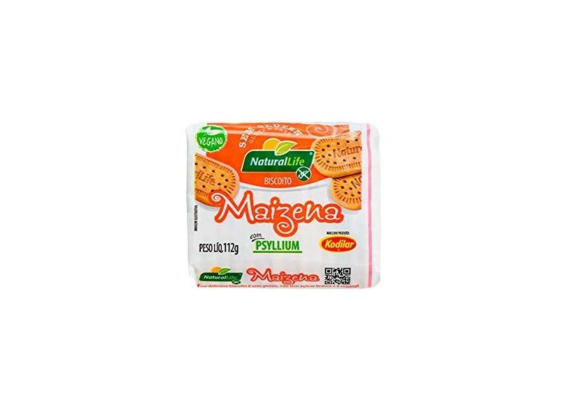 Biscoito de Maizena Vegano com Psyllium 112g Natural Life