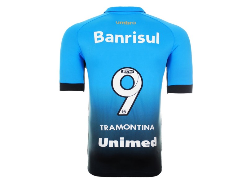 Camisa Torcedor Grêmio III 2015 com Número Umbro