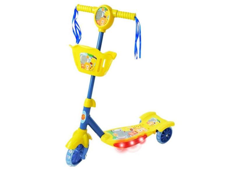 Patinete Infantil Com Cesta Floresta Divertida dm Toys