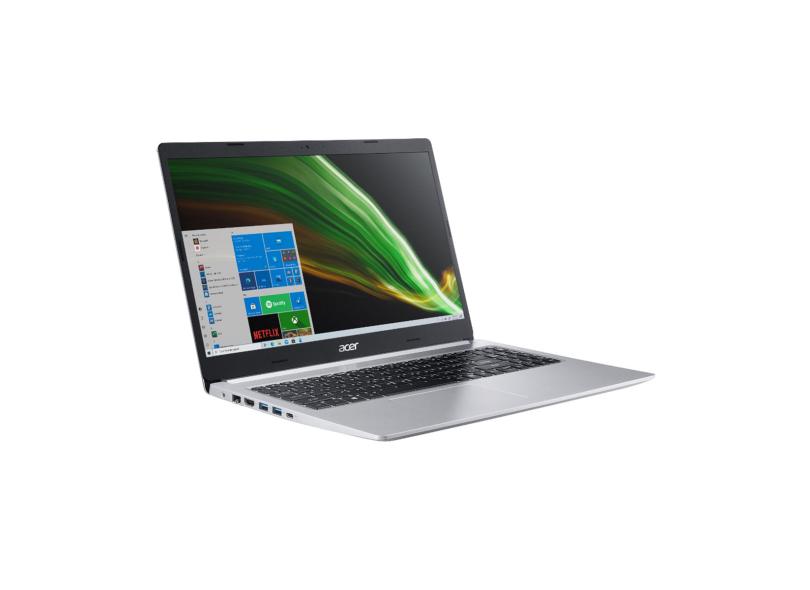 Notebook Acer Aspire 5 Intel Core i5 1035G1 10ª Geração 8 GB de RAM 128.0 GB 15.6 " Windows 10 A515-55-50MZ