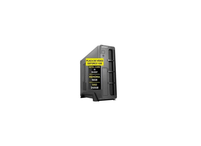 Computador Fácil Slim Premium Intel Core i5 9400f (Nona Geração) 16GB DDR4 SSD 240GB