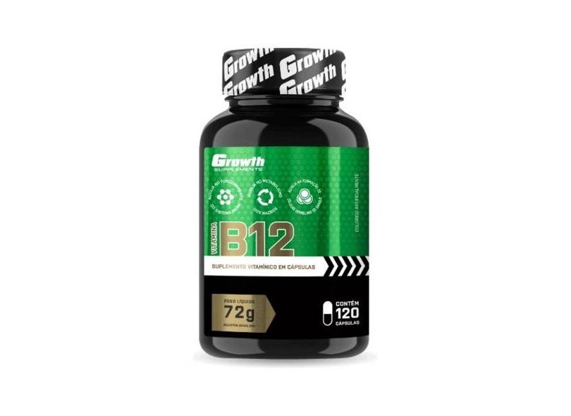 Vitamina B12 Complexo B Com 120 Cápsulas Growth Supplements