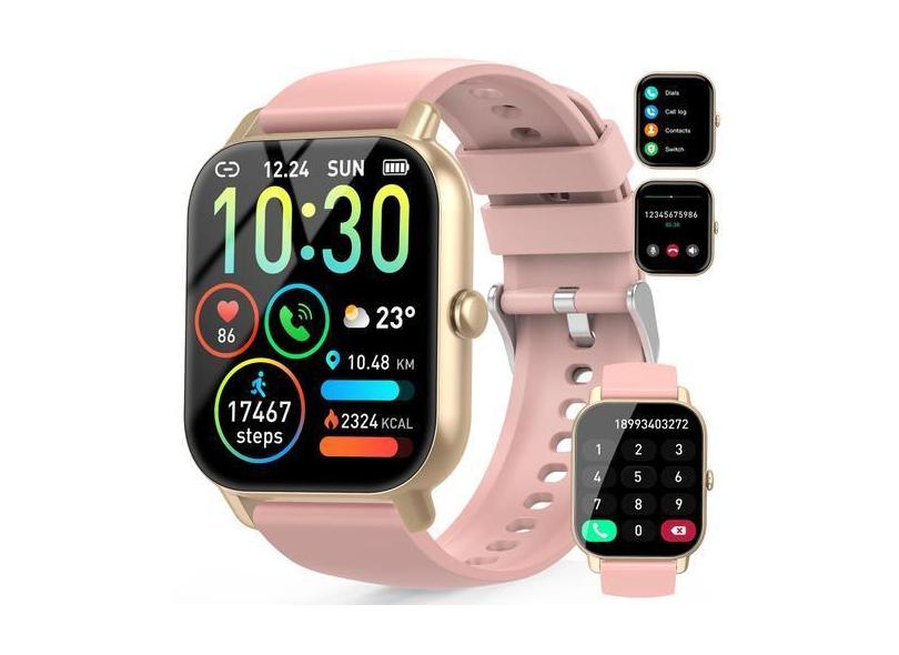 Relógio inteligente Smartwatch Ddidbi para mulheres com Calling Pink