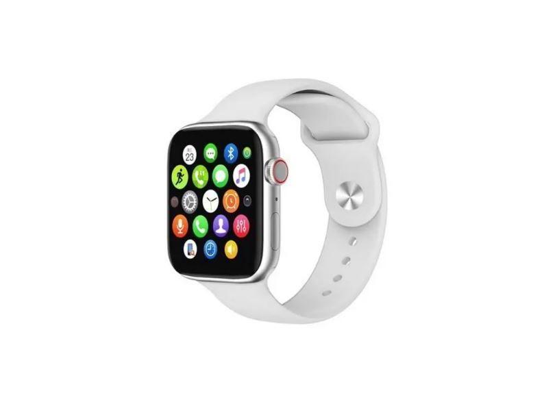 Relogio Smartwatch Inteligente Branco X8 Para Iphone 8 X 11 12 13 - Al