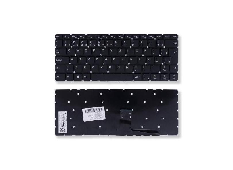Teclado para Notebook bringIT compatível com Lenovo Ideapad 310-14ISK 
