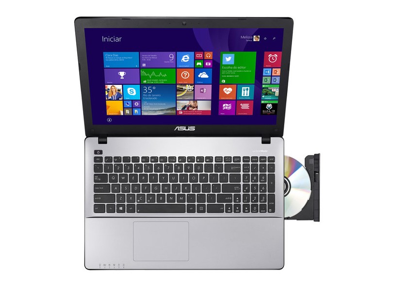 Notebook Asus Intel Core i5 4210U 6 GB de RAM HD 750 GB LED 15.6 " GeForce GT 840M Windows 8.1 X550LN