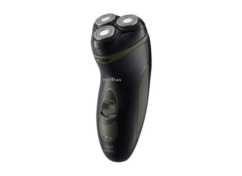 Barbeador britania bivolt ultra lux sem fio 8w  - azul escuro
